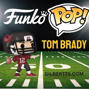 Funko Pop Tom Brady 157 Buccaneers Home Uniform